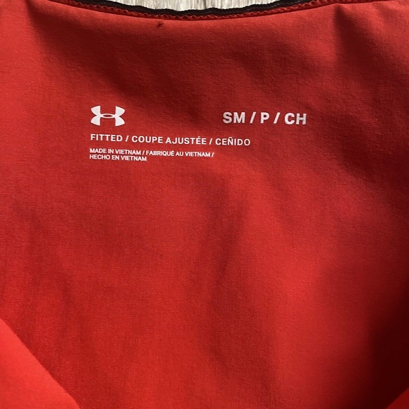 Under Armour Vanish Hybrid Training Vest Men's Size S Fitted Black/Red N… - Picture 5 of 12